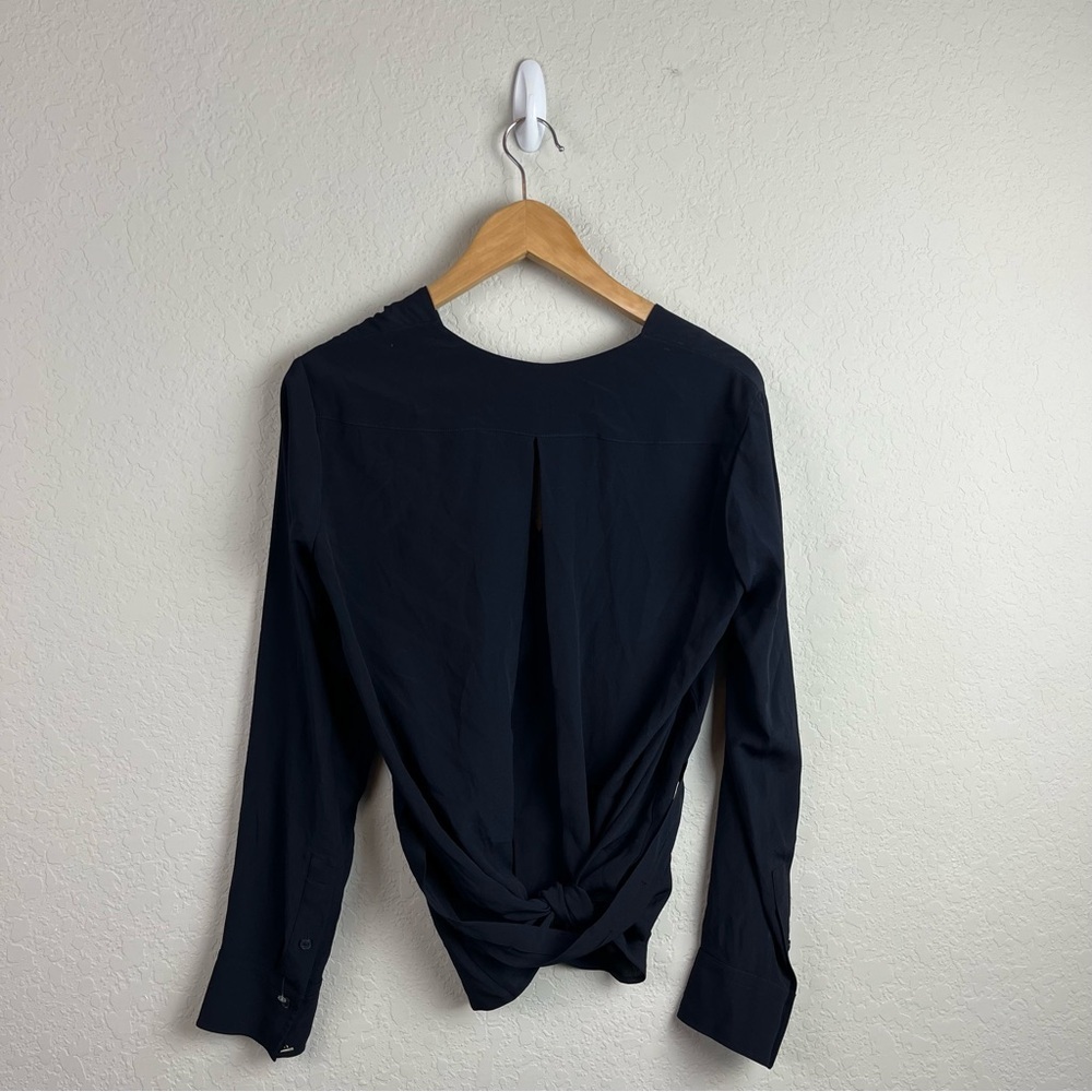 Helmut Lang Top Split Back Silk - image 8